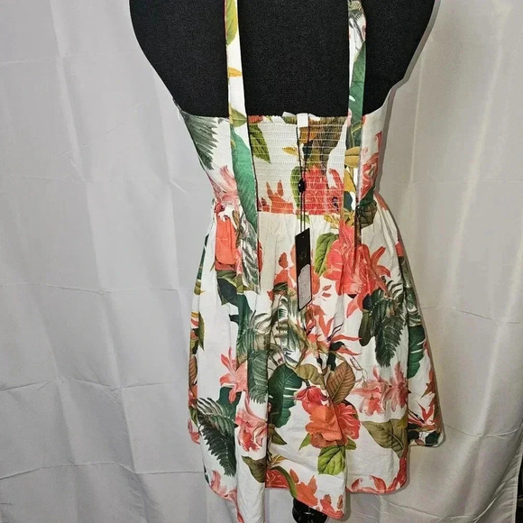 NWT Gianni Bini Charlotte mini floral print dress‎ - Picture 8 of 12